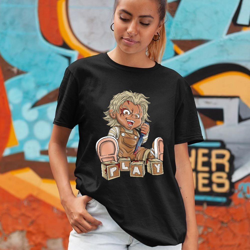 Chucky Play Horror Sneaker Shirt Match Retro Craft 2s, Jordan 2 Craft MKO T-Shirt Chucky Play Horror Sneaker Shirt Match Retro Craft 2s, Jordan 2 Craft MKO T-Shirt