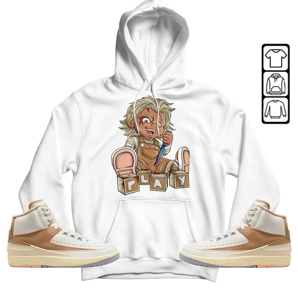 Chucky Play Horror Sneaker Shirt Match Retro Craft 2s, Jordan 2 Craft MKO T-Shirt Chucky Play Horror Sneaker Shirt Match Retro Craft 2s, Jordan 2 Craft MKO T-Shirt