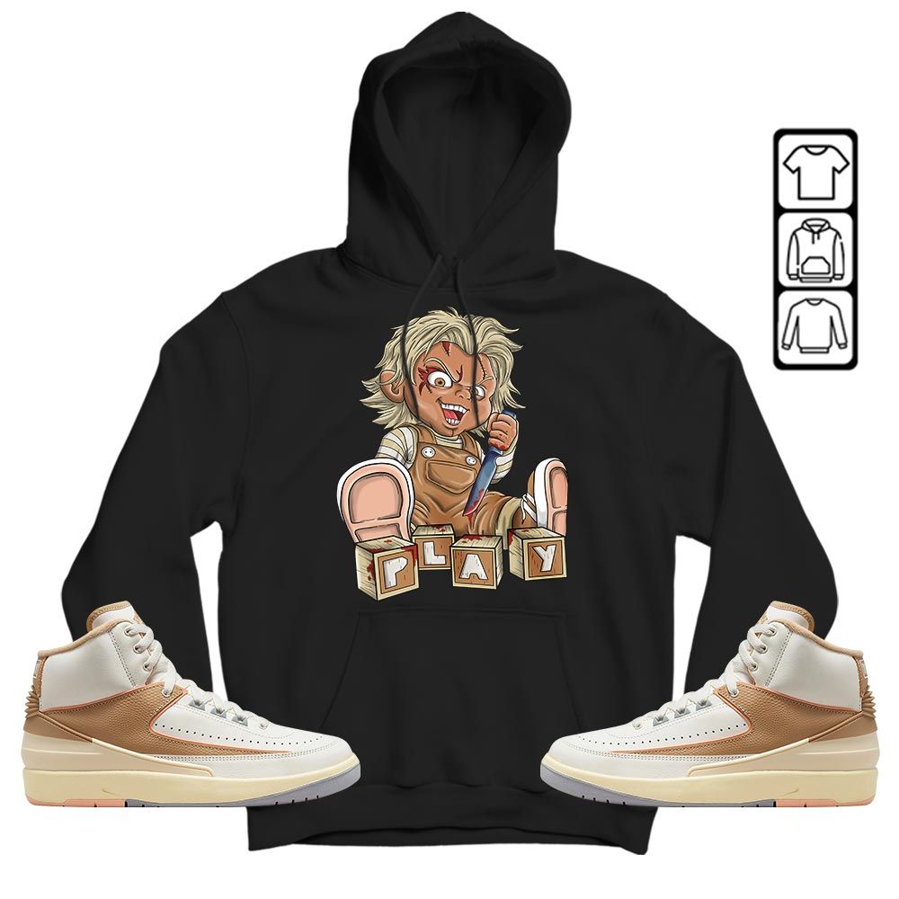Chucky Play Horror Sneaker Shirt Match Retro Craft 2s, Jordan 2 Craft MKO T-Shirt Chucky Play Horror Sneaker Shirt Match Retro Craft 2s, Jordan 2 Craft MKO T-Shirt