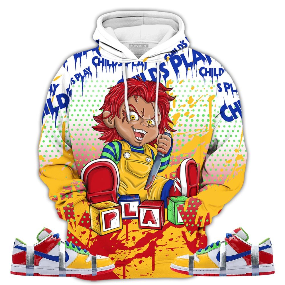 Chucky Play Horror Sneaker Shirt Match Sb Dunk Low Ebay, Sb Dunk Low Sandy Hoodie Sweatshirt Tee All Over Print MKO Shirt