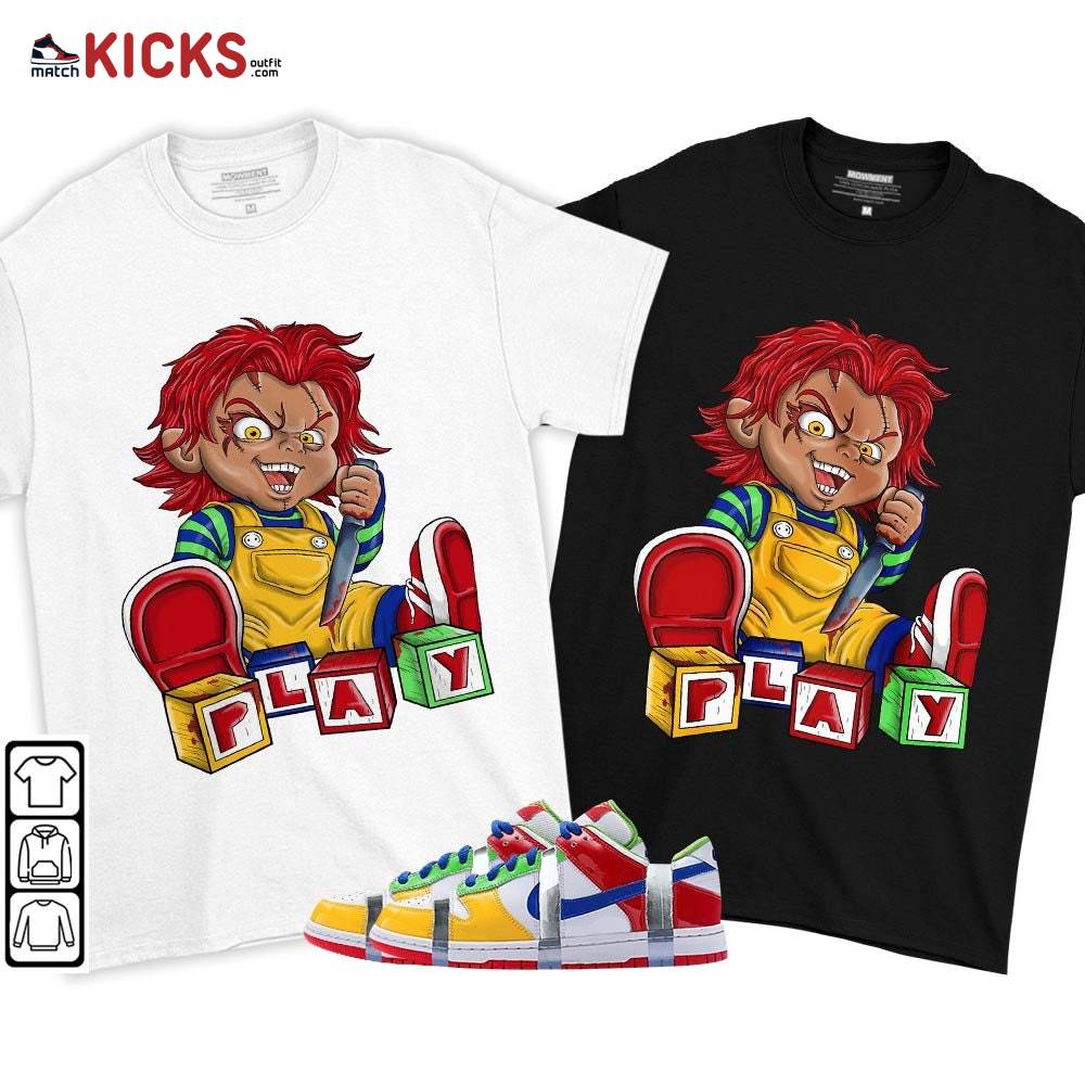 Chucky Play Horror Sneaker Shirt Match SB Dunk Low eBay, SB Dunk Low Sandy MKO T-Shirt