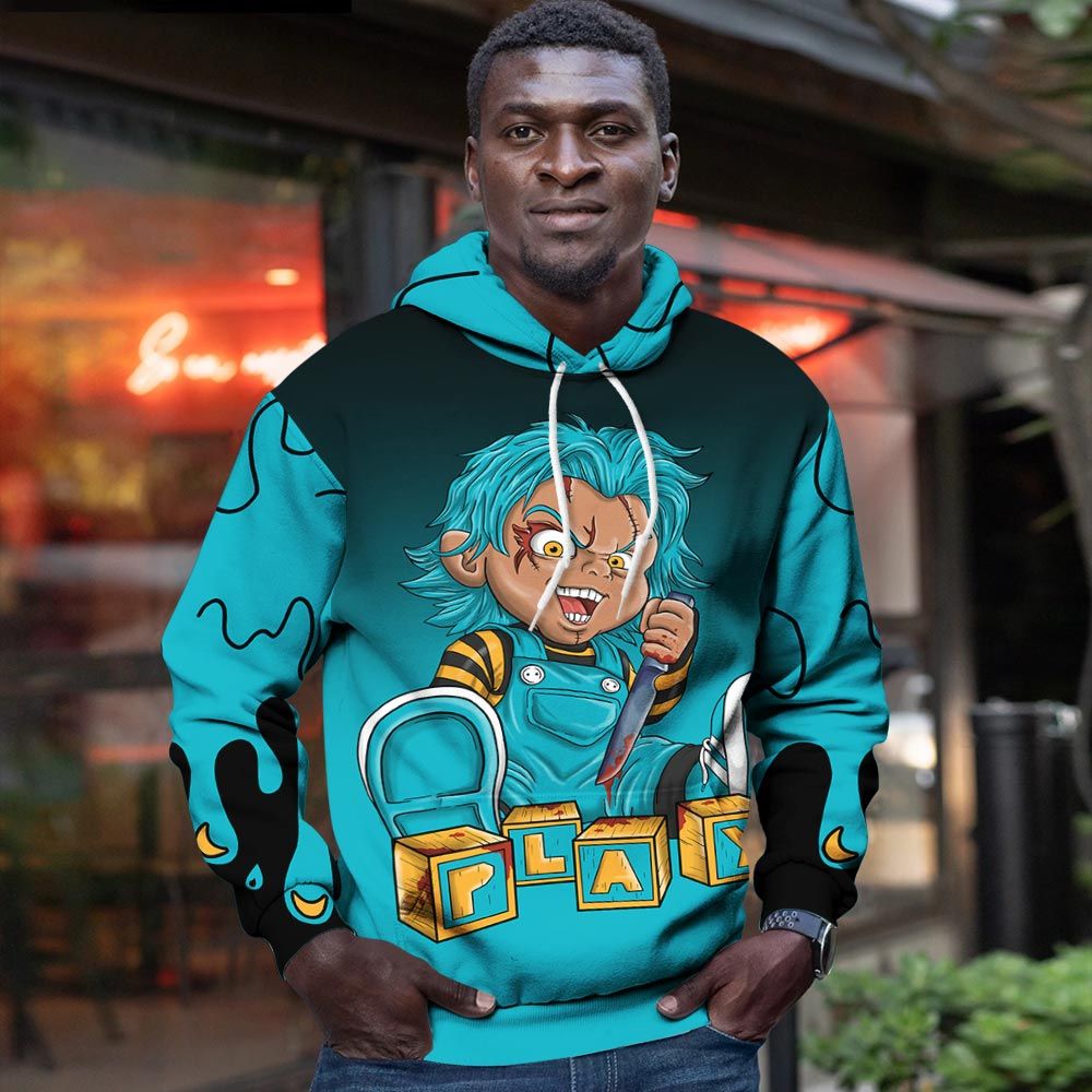 Chucky Play Sneaker Shirt Match 2023 Retro Aqua 5S, Jordan 5 Aqua Hoodie Sweatshirt Tee All Over Print MKO Shirt Chucky Play Sneaker Shirt Match 2023 Retro Aqua 5S, Jordan 5 Aqua Hoodie Sweatshirt Tee All Over Print MKO Shirt