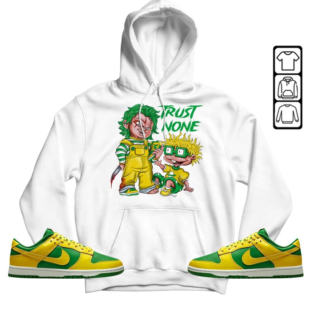 Chucky Trust No One Sneaker Shirt Match 2023 Reverse Brazil, Dunk Low Reverse Brazil MKO T-Shirt