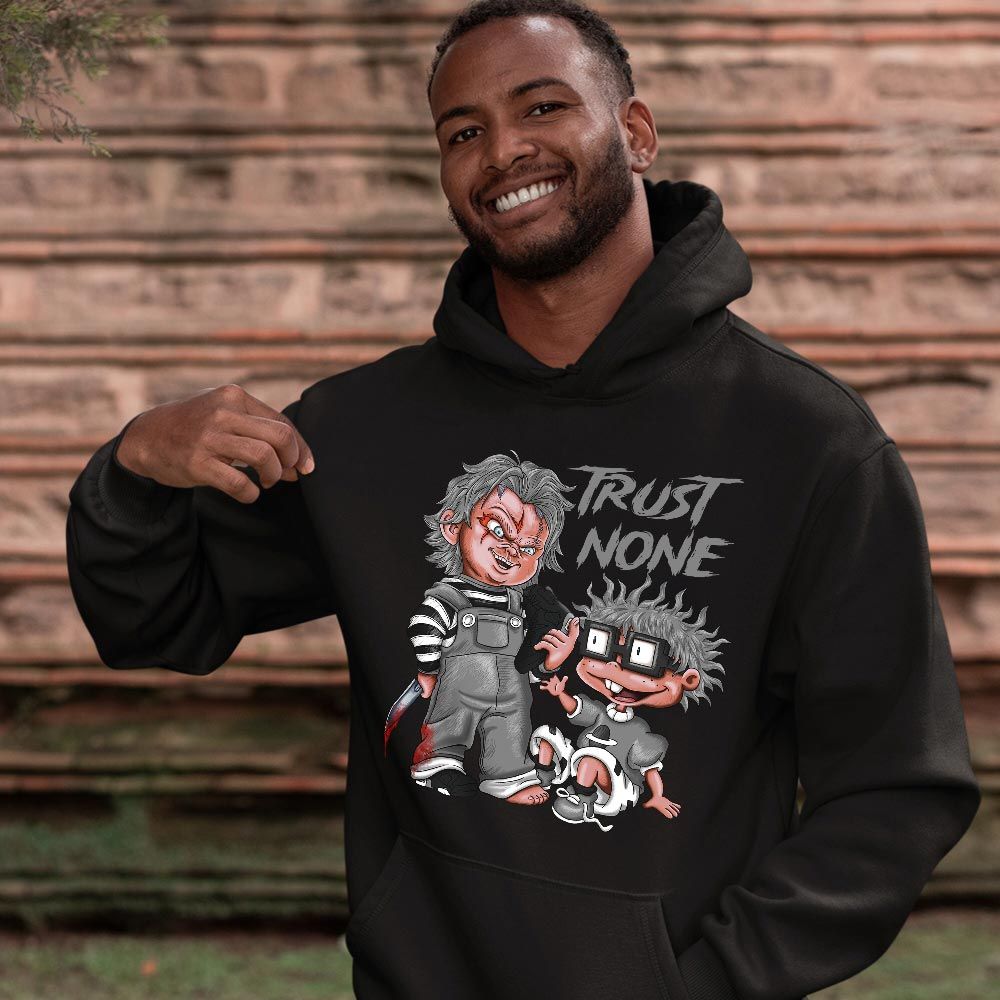 Chucky Trust No One Sneaker Shirt Match Black Chrome 6s, Jordan 6 Black Chrome MKO T-Shirt Chucky Trust No One Sneaker Shirt Match Black Chrome 6s, Jordan 6 Black Chrome MKO T-Shirt