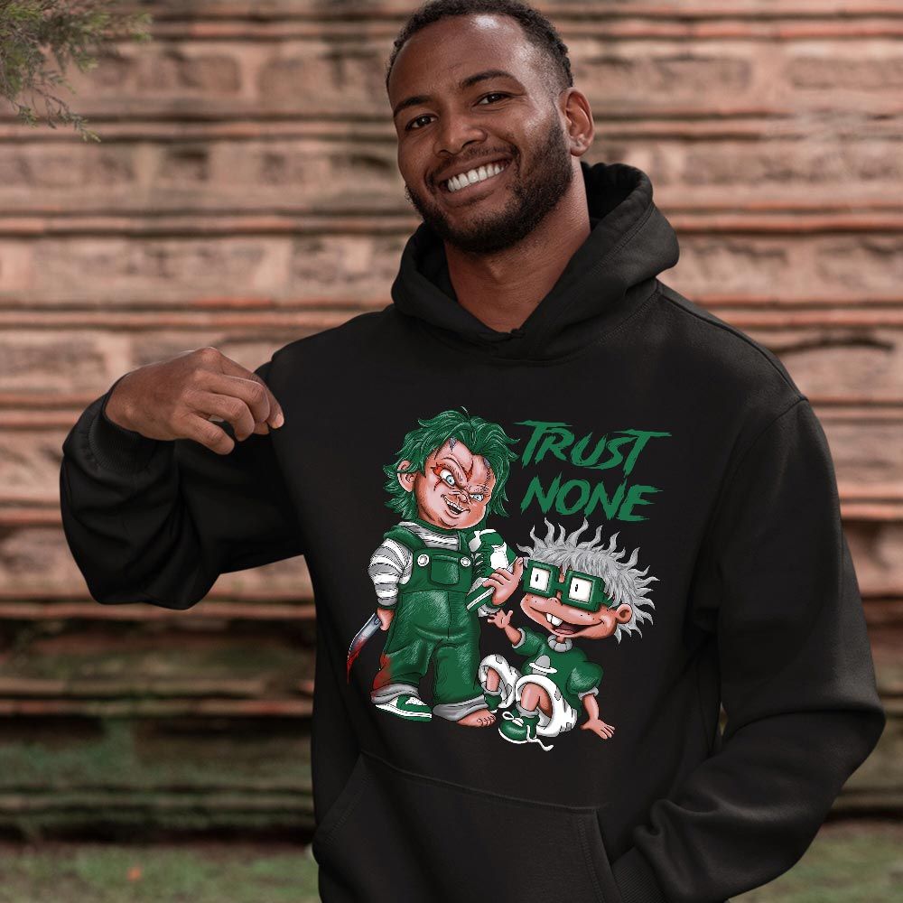Chucky Trust No One Sneaker Shirt Match High Gorge Green 1s, Jordan 1 Retro High Gorge Green MKO T-Shirt Chucky Trust No One Sneaker Shirt Match High Gorge Green 1s, Jordan 1 Retro High Gorge Green MKO T-Shirt