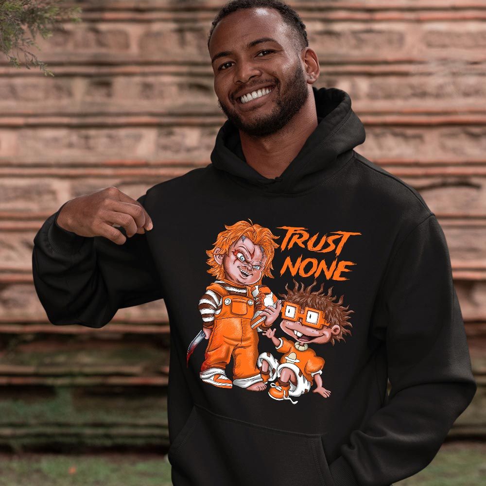 Chucky Trust No One Sneaker Shirt Match High OG Starfish 1s, Jordan 1 Retro High OG Starfish MKO T-Shirt Chucky Trust No One Sneaker Shirt Match High OG Starfish 1s, Jordan 1 Retro High OG Starfish MKO T-Shirt