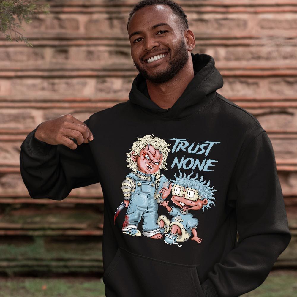 Chucky Trust No One Sneaker Shirt Match SoleFly 13s, Jordan 13 Retro SoleFly MKO T-Shirt Chucky Trust No One Sneaker Shirt Match SoleFly 13s, Jordan 13 Retro SoleFly MKO T-Shirt