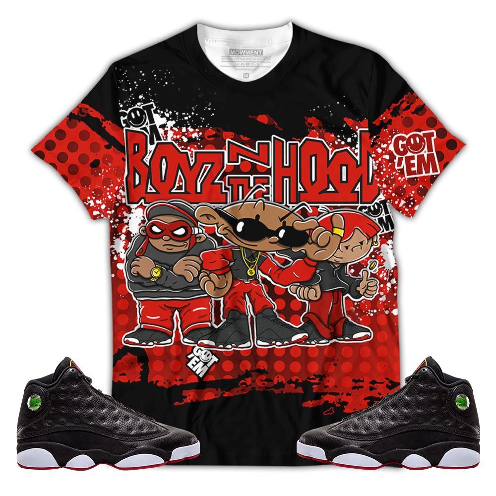 Classic Boyz N The Hood Sneaker Shirt Match Retro Playoffs 13S, Jordan 13 Playoffs Hoodie Sweatshirt Tee All Over Print MKO Shirt Classic Boyz N The Hood Sneaker Shirt Match Retro Playoffs 13S, Jordan 13 Playoffs Hoodie Sweatshirt Tee All Over Print MKO Shirt