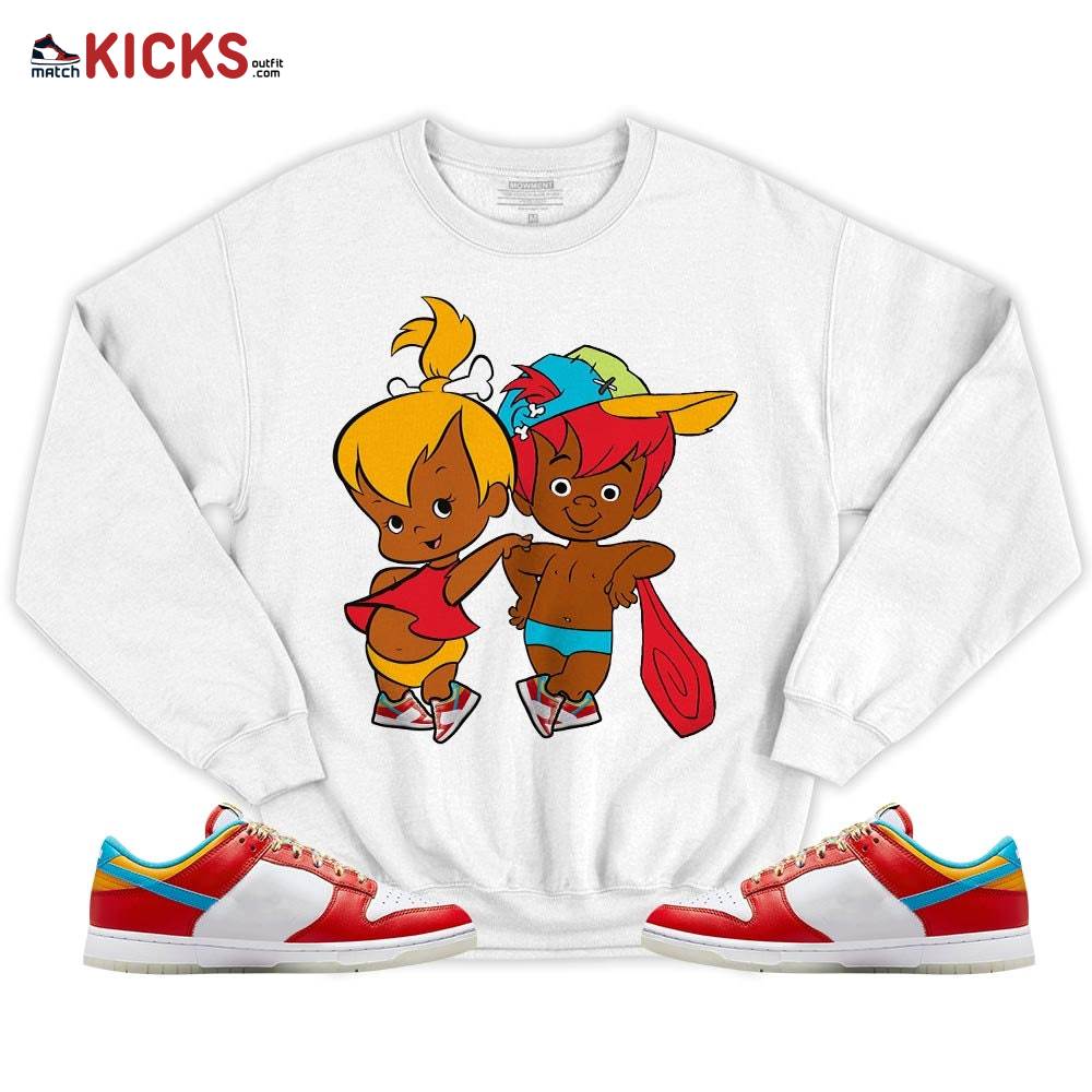 Clintstones 90s Sneaker Shirt Match Fruity Pebbles Dunk Low, Dunk Low Fruity Pebbles MKO T-Shirt Clintstones 90s Sneaker Shirt Match Fruity Pebbles Dunk Low, Dunk Low Fruity Pebbles MKO T-Shirt