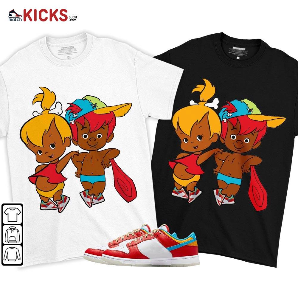 Clintstones 90s Sneaker Shirt Match Fruity Pebbles Dunk Low, Dunk Low Fruity Pebbles MKO T-Shirt Clintstones 90s Sneaker Shirt Match Fruity Pebbles Dunk Low, Dunk Low Fruity Pebbles MKO T-Shirt