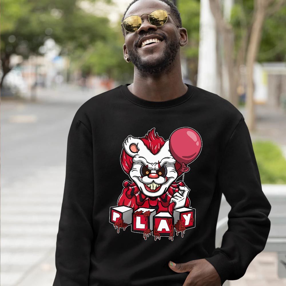 Clown Play Dripping Sneaker Shirt Match High OG Chicago 1s, Jordan 1 Lost Found Chicago MKO T-Shirt Clown Play Dripping Sneaker Shirt Match High OG Chicago 1s, Jordan 1 Lost Found Chicago MKO T-Shirt