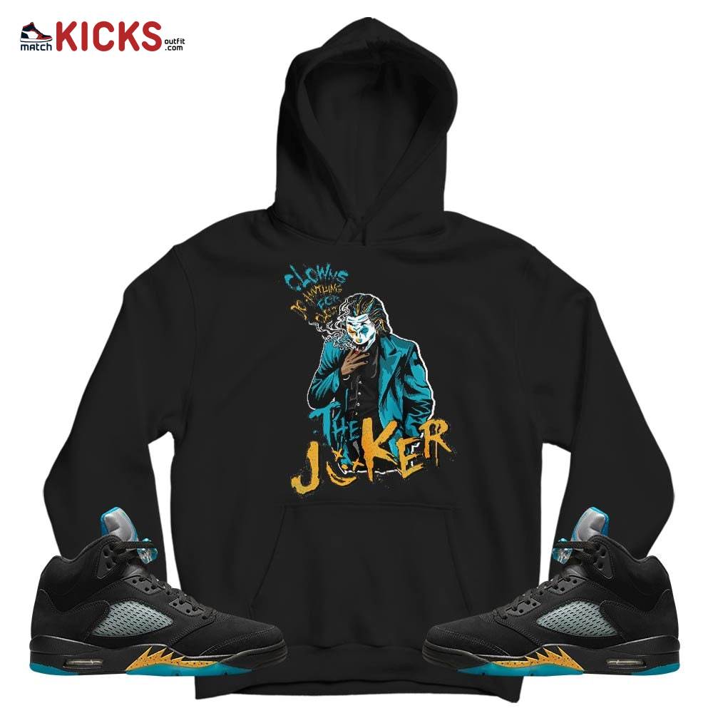 Clowns Do Anything For Clout Sneaker Shirt Match 2023 Retro Aqua 5s, Jordan 5 Aqua MKO T-Shirt Clowns Do Anything For Clout Sneaker Shirt Match 2023 Retro Aqua 5s, Jordan 5 Aqua MKO T-Shirt