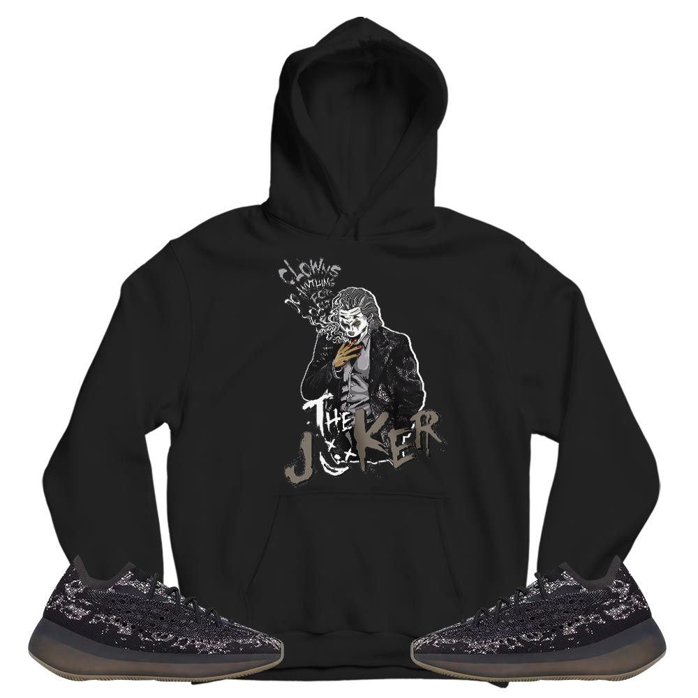 Clowns Do Anything For Clout Sneaker Shirt Match 380 Onyx Non Reflective, Yz Boost 380 Onyx MKO T-Shirt