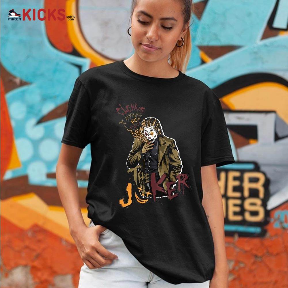 Clowns Do Anything For Clout Sneaker Shirt Match Black Cherrywood 7s, Jordan 7 Black Olive MKO T-Shirt Clowns Do Anything For Clout Sneaker Shirt Match Black Cherrywood 7s, Jordan 7 Black Olive MKO T-Shirt