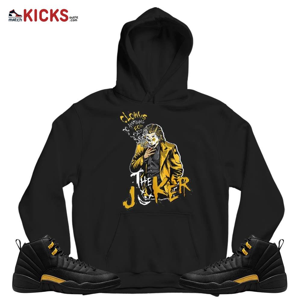Clowns Do Anything For Clout Sneaker Shirt Match Black Taxi 12s, Jordan 12 Retro Black Taxi MKO T-Shirt Clowns Do Anything For Clout Sneaker Shirt Match Black Taxi 12s, Jordan 12 Retro Black Taxi MKO T-Shirt