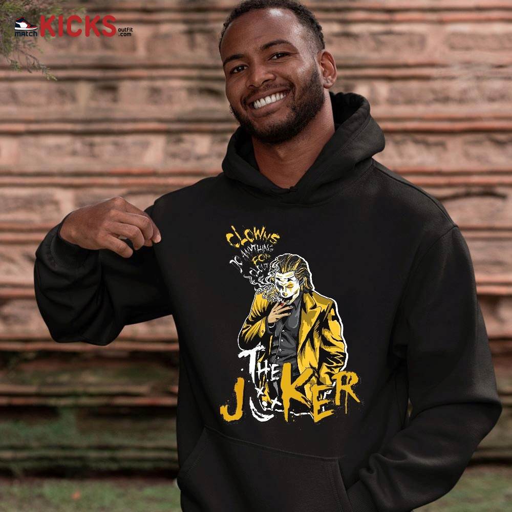 Clowns Do Anything For Clout Sneaker Shirt Match Black Taxi 12s, Jordan 12 Retro Black Taxi MKO T-Shirt Clowns Do Anything For Clout Sneaker Shirt Match Black Taxi 12s, Jordan 12 Retro Black Taxi MKO T-Shirt