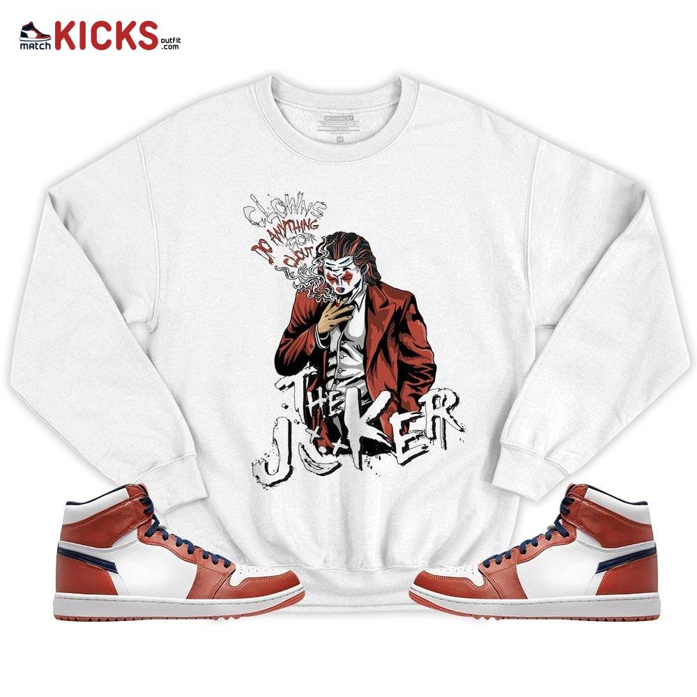 Clowns Do Anything For Clout Sneaker Shirt Match Eastside Golf 1s, Jordan 1 High Eastside Golf MKO T-Shirt Clowns Do Anything For Clout Sneaker Shirt Match Eastside Golf 1s, Jordan 1 High Eastside Golf MKO T-Shirt