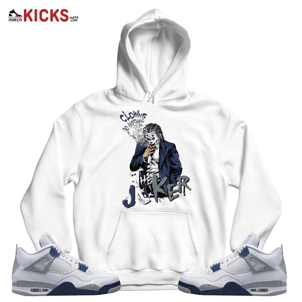 Clowns Do Anything For Clout Sneaker Shirt Match Midnight Navy 4s, Jordan 4 Retro Midnight Navy MKO T-Shirt Clowns Do Anything For Clout Sneaker Shirt Match Midnight Navy 4s, Jordan 4 Retro Midnight Navy MKO T-Shirt