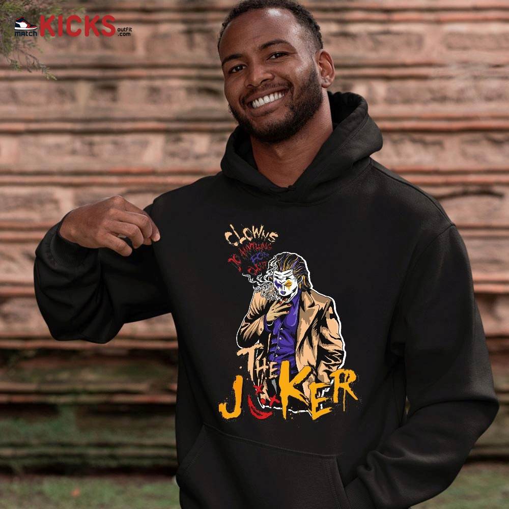 Clowns Do Anything For Clout Sneaker Shirt Match Vachetta Tan 7s, Jordan 7 SE Afrobeats MKO T-Shirt Clowns Do Anything For Clout Sneaker Shirt Match Vachetta Tan 7s, Jordan 7 SE Afrobeats MKO T-Shirt
