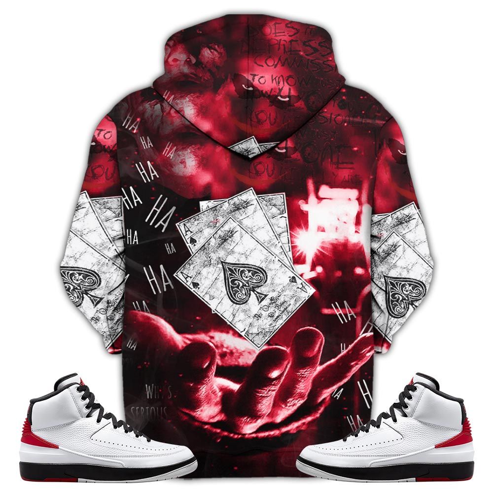 Clowns Do Anything Sneaker Shirt Match 2 Chicago Varsity Red, Jordan Retro 2 Chicago Hoodie Sweatshirt Tee All Over Print MKO Shirt