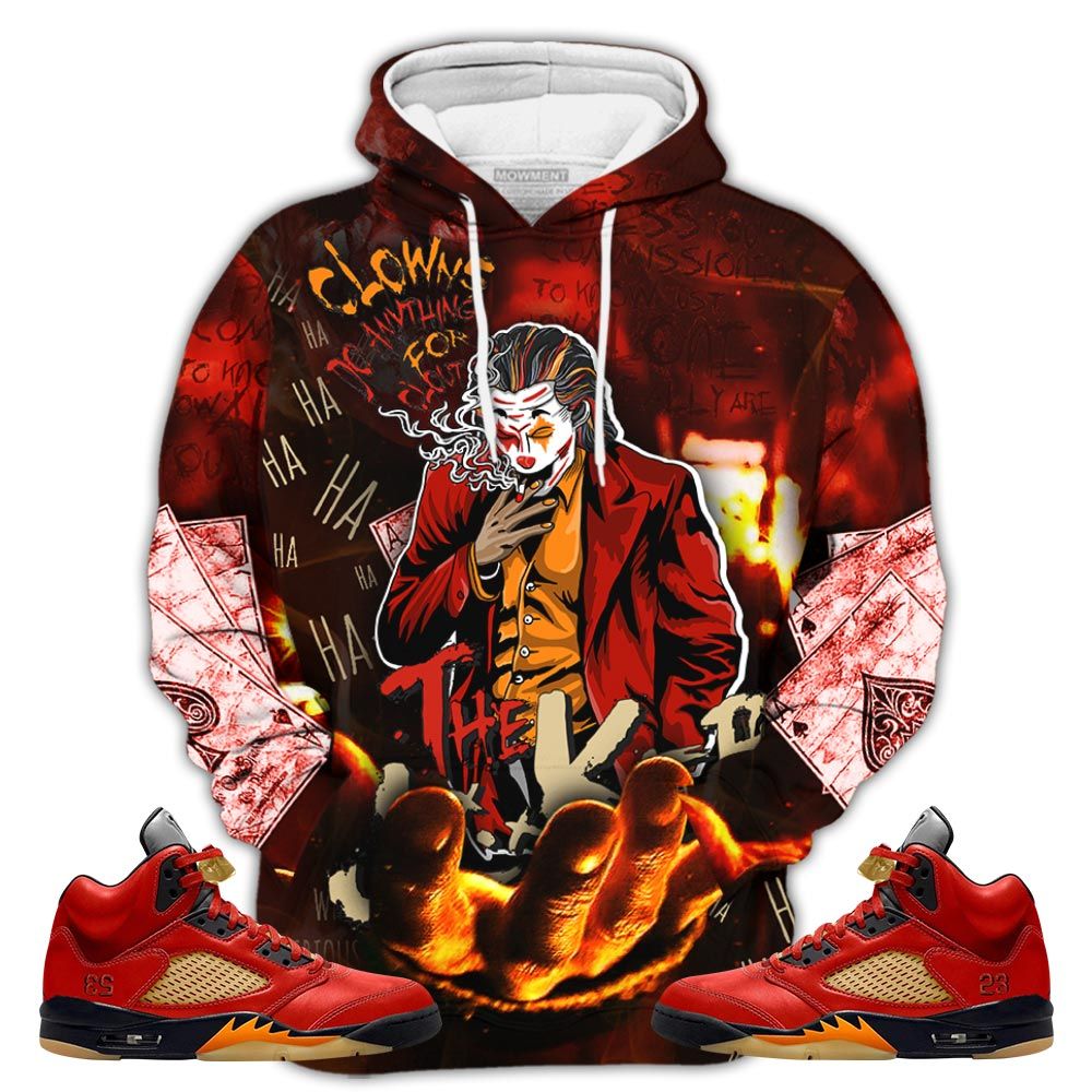 Clowns Do Anything Sneaker Shirt Match Retro Mars For Her 5S, Jordan 5 Mars For Her Hoodie Sweatshirt Tee All Over Print MKO Shirt Clowns Do Anything Sneaker Shirt Match Retro Mars For Her 5S, Jordan 5 Mars For Her Hoodie Sweatshirt Tee All Over Print MKO Shirt