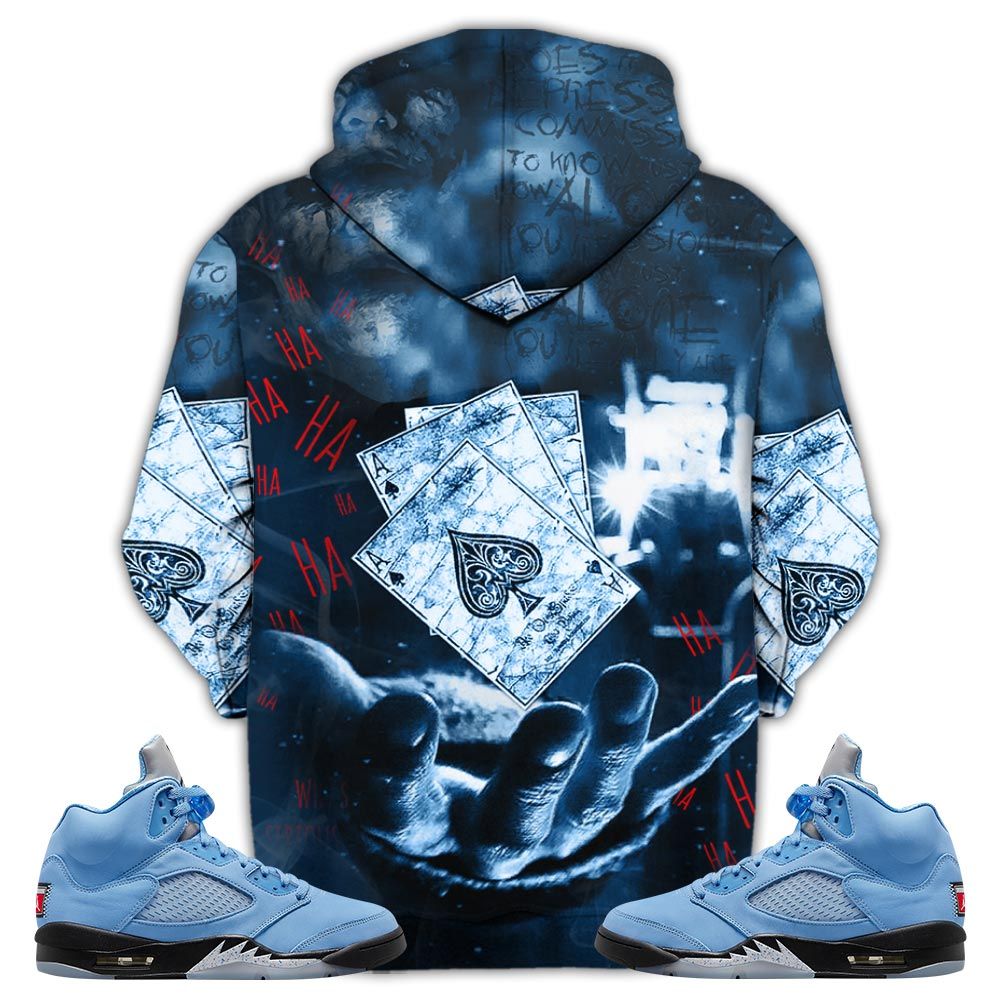 Clowns Do Anything Sneaker Shirt Match Retro University Blue 5S, Jordan 5 University Blue Hoodie Sweatshirt Tee All Over Print MKO Shirt