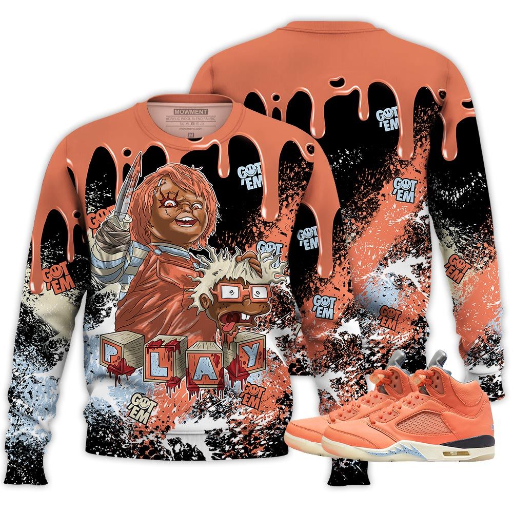 Color Chucky Cartoon 90S Kills Halloween Sneaker Shirt Match Crimson Bliss 5S, Jordan 5 Dj Khaled Crimson Bliss Hoodie Sweatshirt Tee All Over Print MKO Shirt Color Chucky Cartoon 90S Kills Halloween Sneaker Shirt Match Crimson Bliss 5S, Jordan 5 Dj Khaled Crimson Bliss Hoodie Sweatshirt Tee All Over Print MKO Shirt
