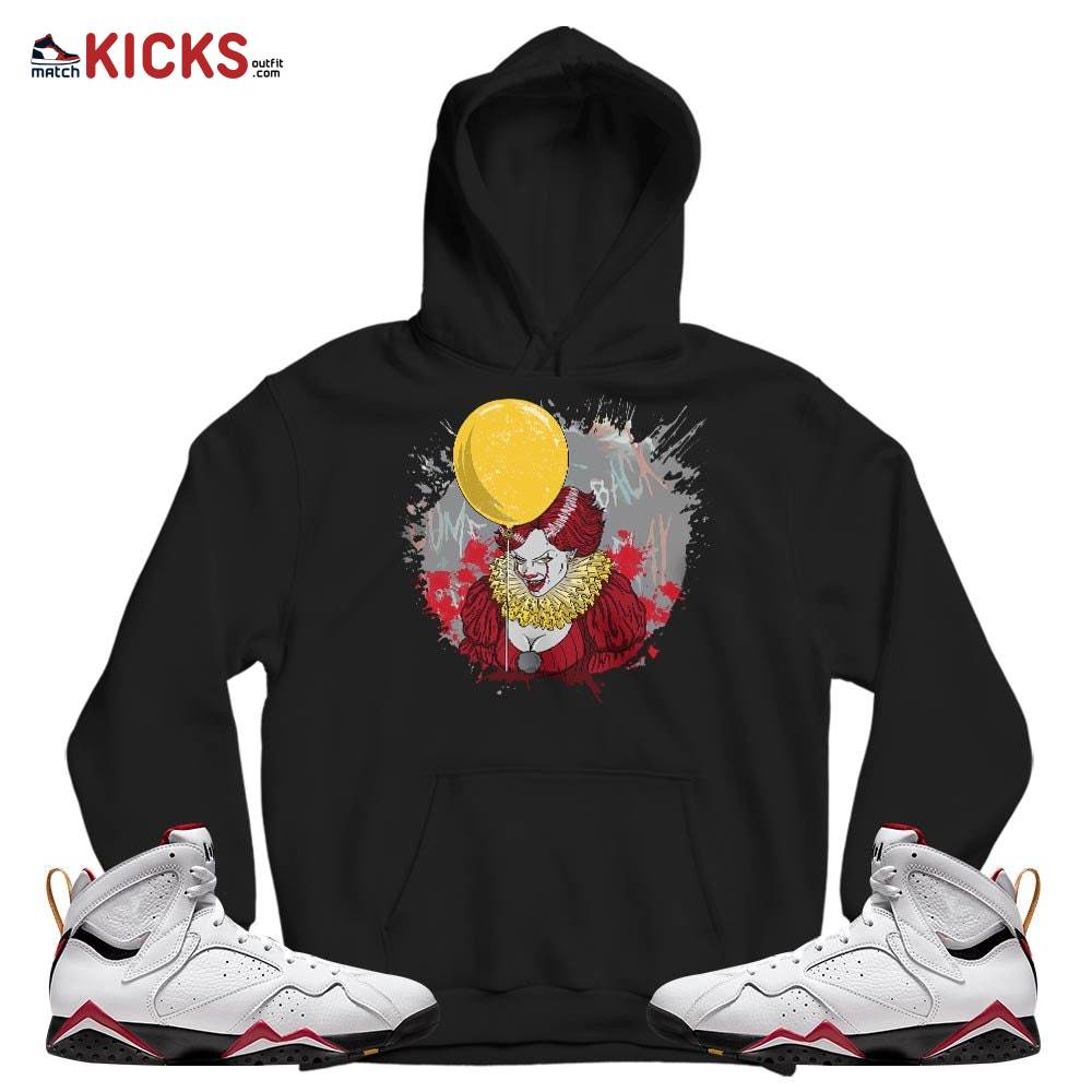 Creepy Clown Sneaker Shirt Match Cardinal 7s, Jordan 7 Retro Cardinal MKO T-Shirt Creepy Clown Sneaker Shirt Match Cardinal 7s, Jordan 7 Retro Cardinal MKO T-Shirt