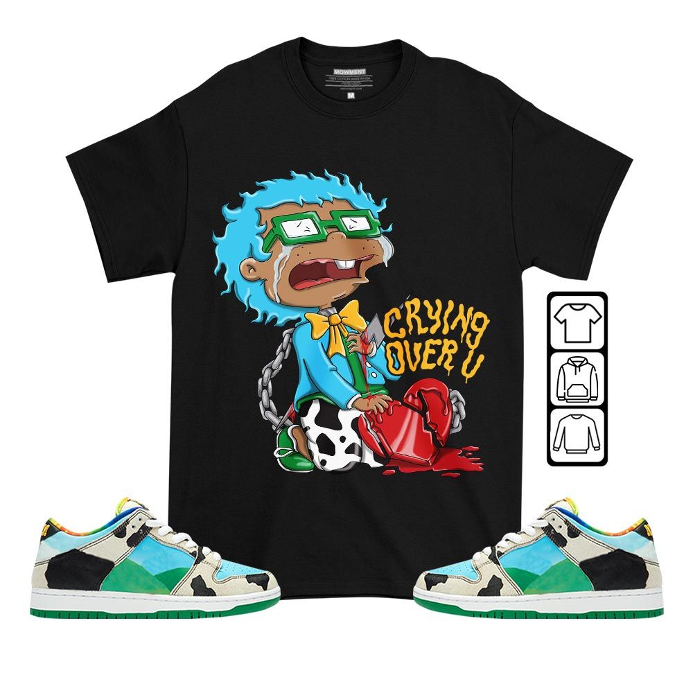 Crying Cartoon 90s Sneaker Shirt Match Chunky Dunky, SB Dunk Chunky Dunky MKO T-Shirt Crying Cartoon 90s Sneaker Shirt Match Chunky Dunky, SB Dunk Chunky Dunky MKO T-Shirt