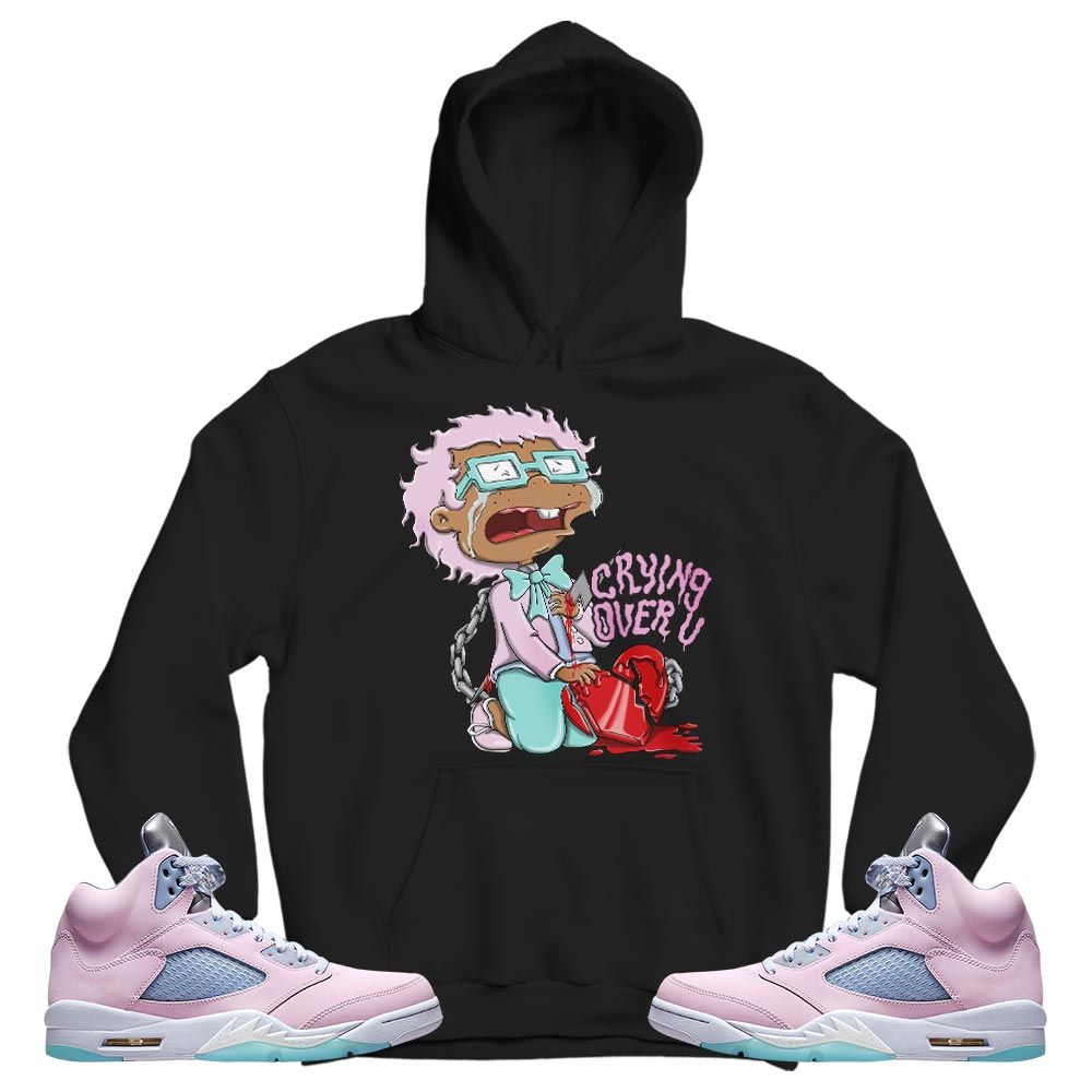 Crying Cartoon 90s Sneaker Shirt Match Easter 5s, Jordan 5 Retro Easter MKO T-Shirt