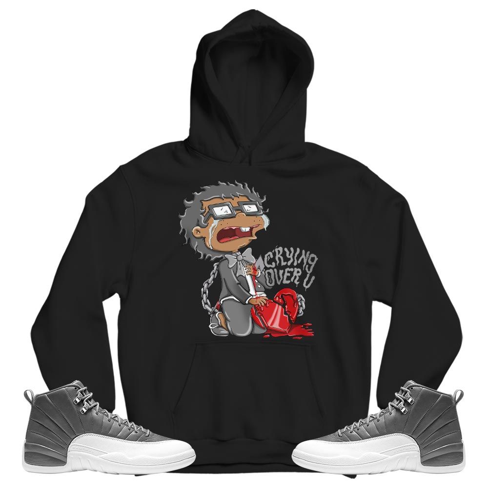 Crying Cartoon 90s Sneaker Shirt Match Retro Stealth 12s, Jordan 12 Retro Stealth MKO T-Shirt