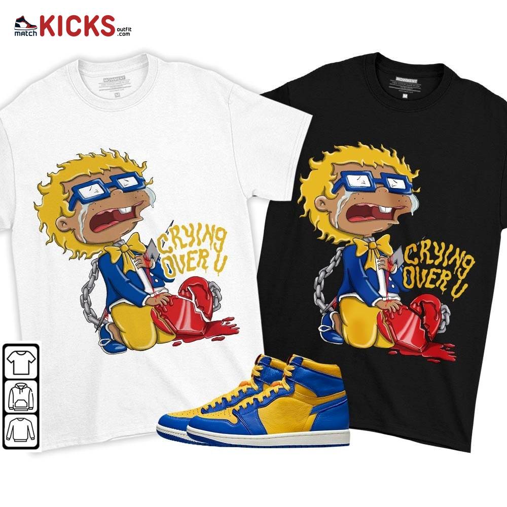Crying Chuckie Sneaker Shirt Match 2023 Laney 1s, Jordan 1 Retro High Laney MKO T-Shirt Crying Chuckie Sneaker Shirt Match 2023 Laney 1s, Jordan 1 Retro High Laney MKO T-Shirt