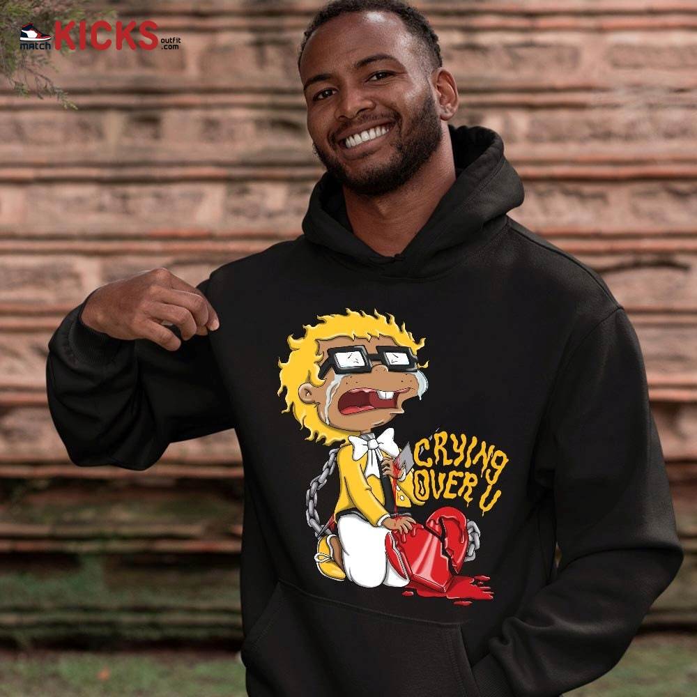 Crying Chuckie Sneaker Shirt Match Black Taxi 12s, Jordan 12 Retro Black Taxi MKO T-Shirt Crying Chuckie Sneaker Shirt Match Black Taxi 12s, Jordan 12 Retro Black Taxi MKO T-Shirt