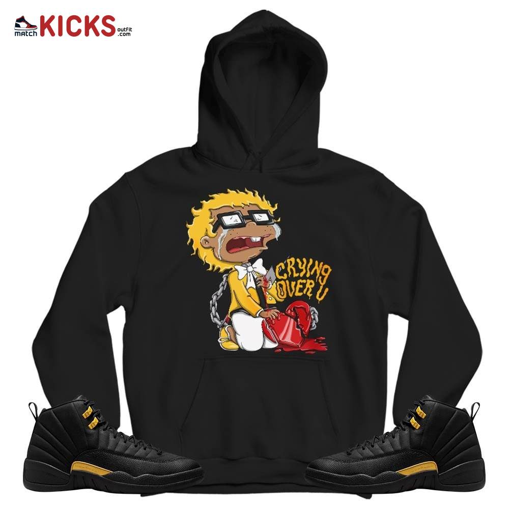 Crying Chuckie Sneaker Shirt Match Black Taxi 12s, Jordan 12 Retro Black Taxi MKO T-Shirt Crying Chuckie Sneaker Shirt Match Black Taxi 12s, Jordan 12 Retro Black Taxi MKO T-Shirt