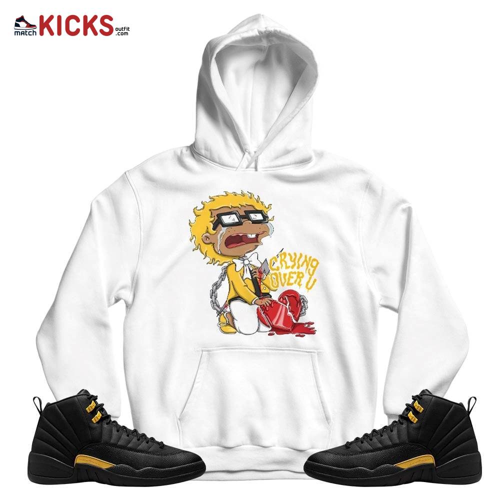 Crying Chuckie Sneaker Shirt Match Black Taxi 12s, Jordan 12 Retro Black Taxi MKO T-Shirt Crying Chuckie Sneaker Shirt Match Black Taxi 12s, Jordan 12 Retro Black Taxi MKO T-Shirt