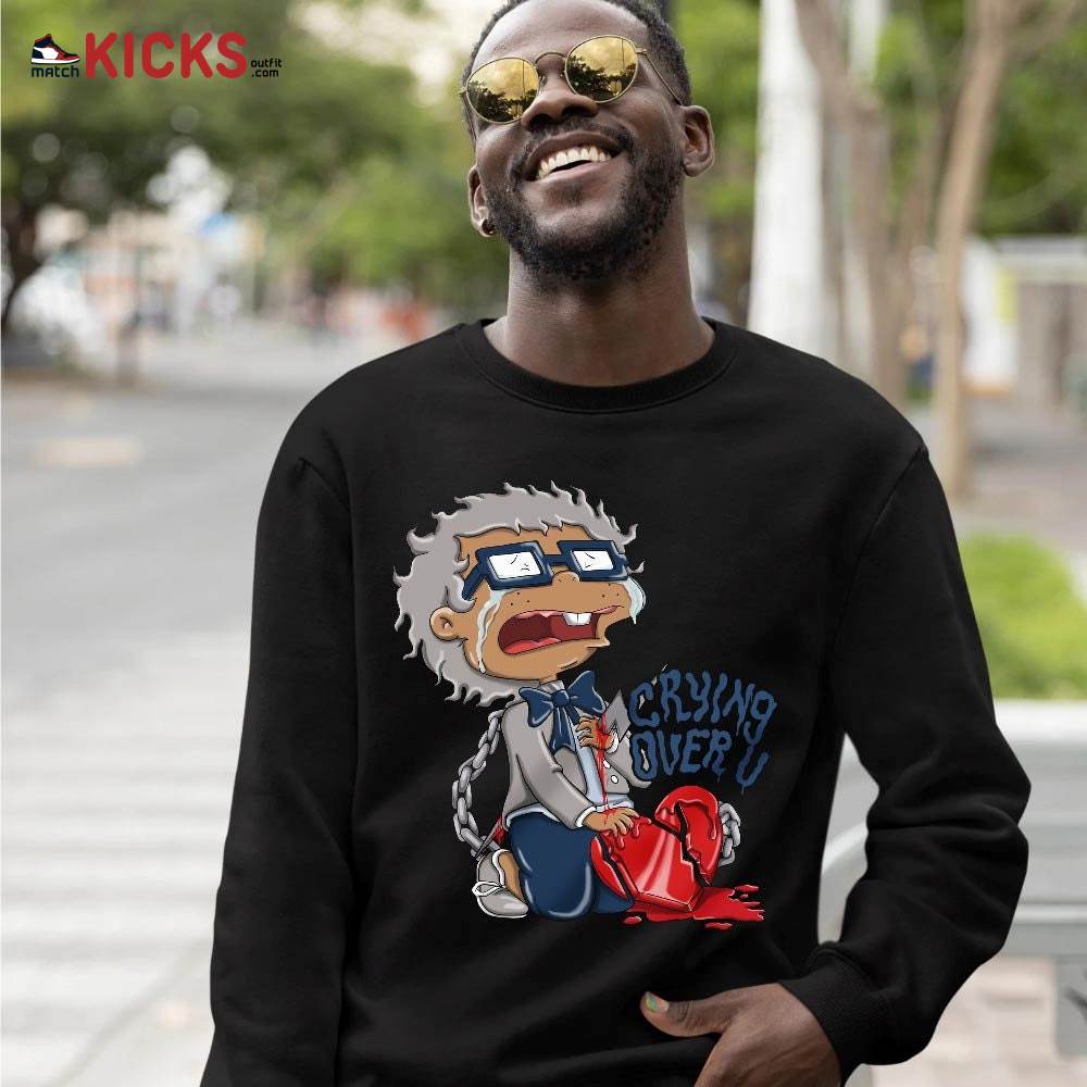 Crying Chuckie Sneaker Shirt Match Georgetown 6s, Jordan 6 Retro Georgetown MKO T-Shirt Crying Chuckie Sneaker Shirt Match Georgetown 6s, Jordan 6 Retro Georgetown MKO T-Shirt