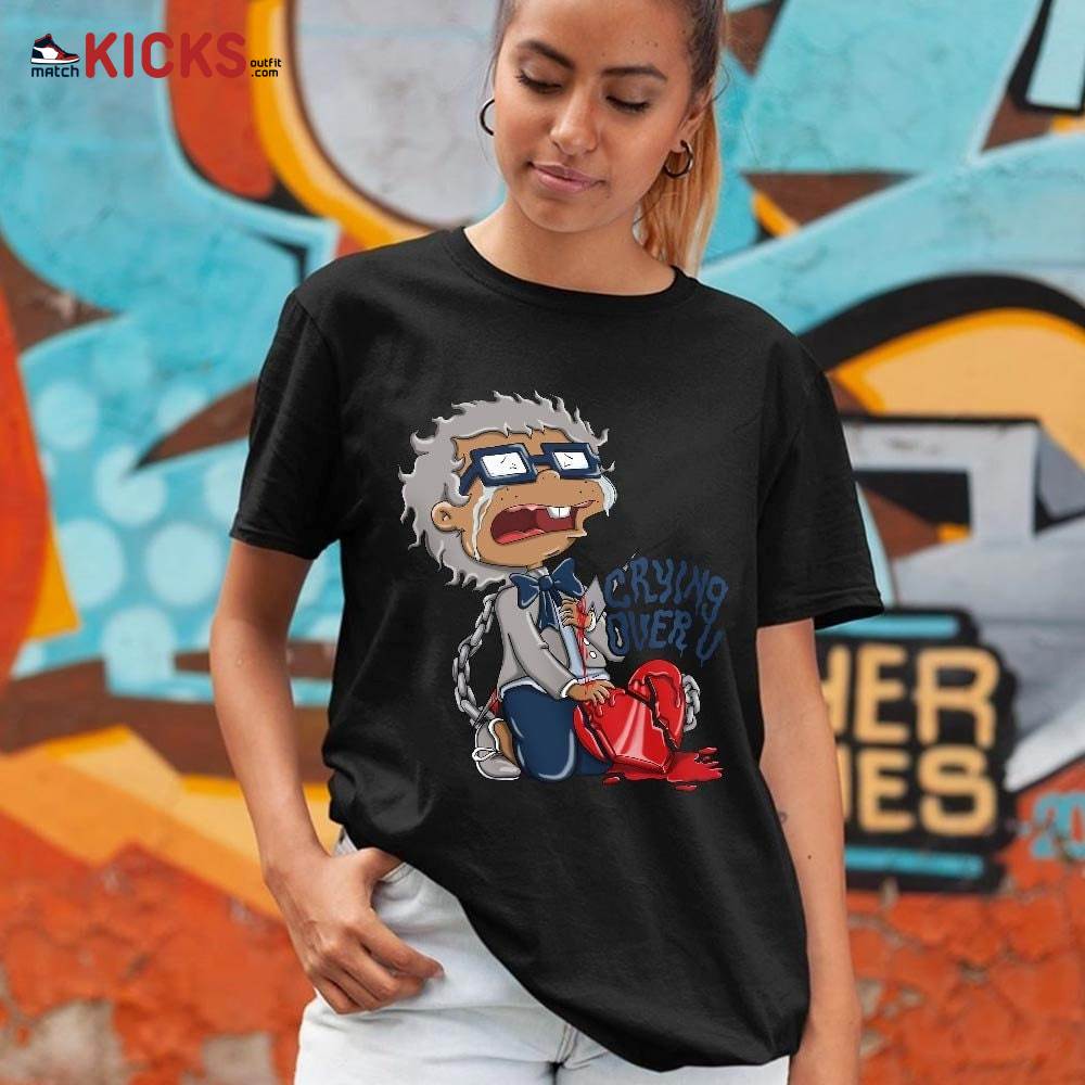 Crying Chuckie Sneaker Shirt Match Georgetown 6s, Jordan 6 Retro Georgetown MKO T-Shirt Crying Chuckie Sneaker Shirt Match Georgetown 6s, Jordan 6 Retro Georgetown MKO T-Shirt