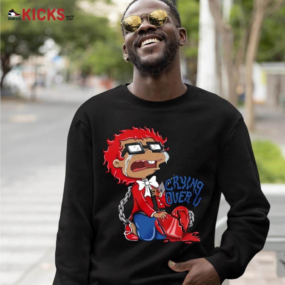 Crying Chuckie Sneaker Shirt Match Max 1 Navy Red Black, Air Griffey Max 1 Black Red Navy Blue MKO T-Shirt Crying Chuckie Sneaker Shirt Match Max 1 Navy Red Black, Air Griffey Max 1 Black Red Navy Blue MKO T-Shirt