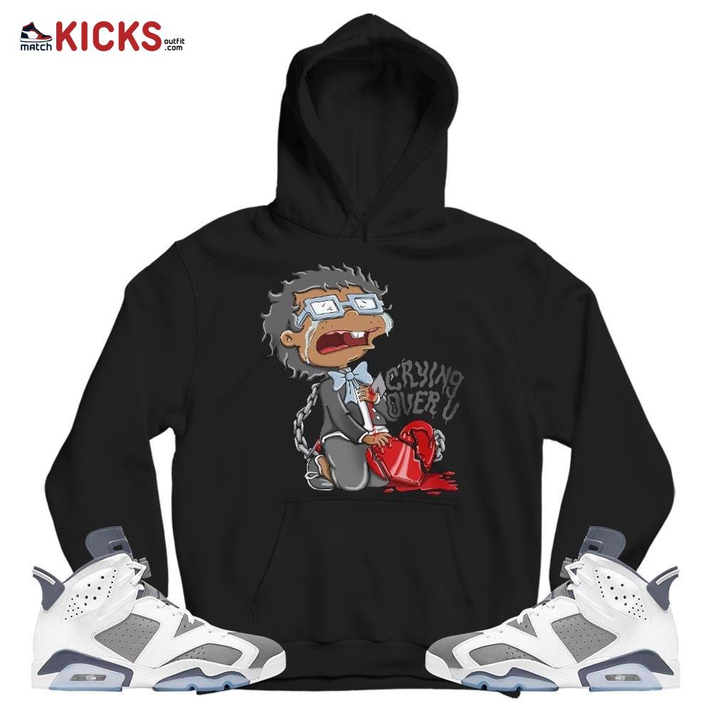 Crying Chuckie Sneaker Shirt Match Retro Cool Grey 6s, Jordan 6 Cool Grey MKO T-Shirt Crying Chuckie Sneaker Shirt Match Retro Cool Grey 6s, Jordan 6 Cool Grey MKO T-Shirt