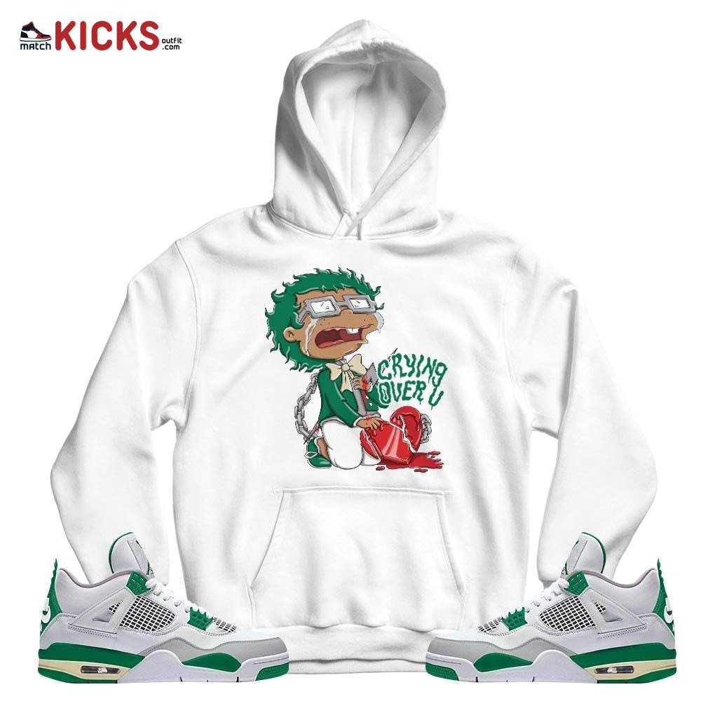Crying Chuckie Sneaker Shirt Match Retro Pine Green 4s, Jordan 4 Pine Green MKO T-Shirt Crying Chuckie Sneaker Shirt Match Retro Pine Green 4s, Jordan 4 Pine Green MKO T-Shirt