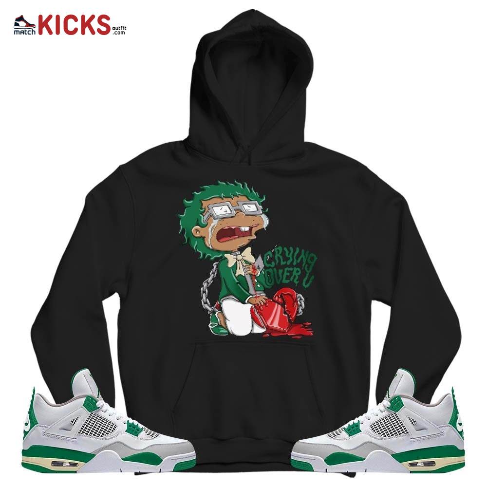 Crying Chuckie Sneaker Shirt Match Retro Pine Green 4s, Jordan 4 Pine Green MKO T-Shirt Crying Chuckie Sneaker Shirt Match Retro Pine Green 4s, Jordan 4 Pine Green MKO T-Shirt