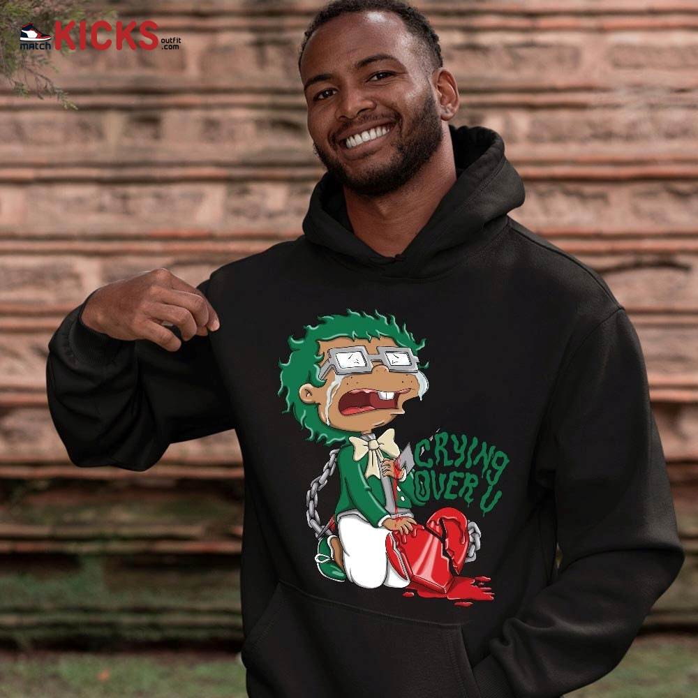 Crying Chuckie Sneaker Shirt Match Retro Pine Green 4s, Jordan 4 Pine Green MKO T-Shirt Crying Chuckie Sneaker Shirt Match Retro Pine Green 4s, Jordan 4 Pine Green MKO T-Shirt