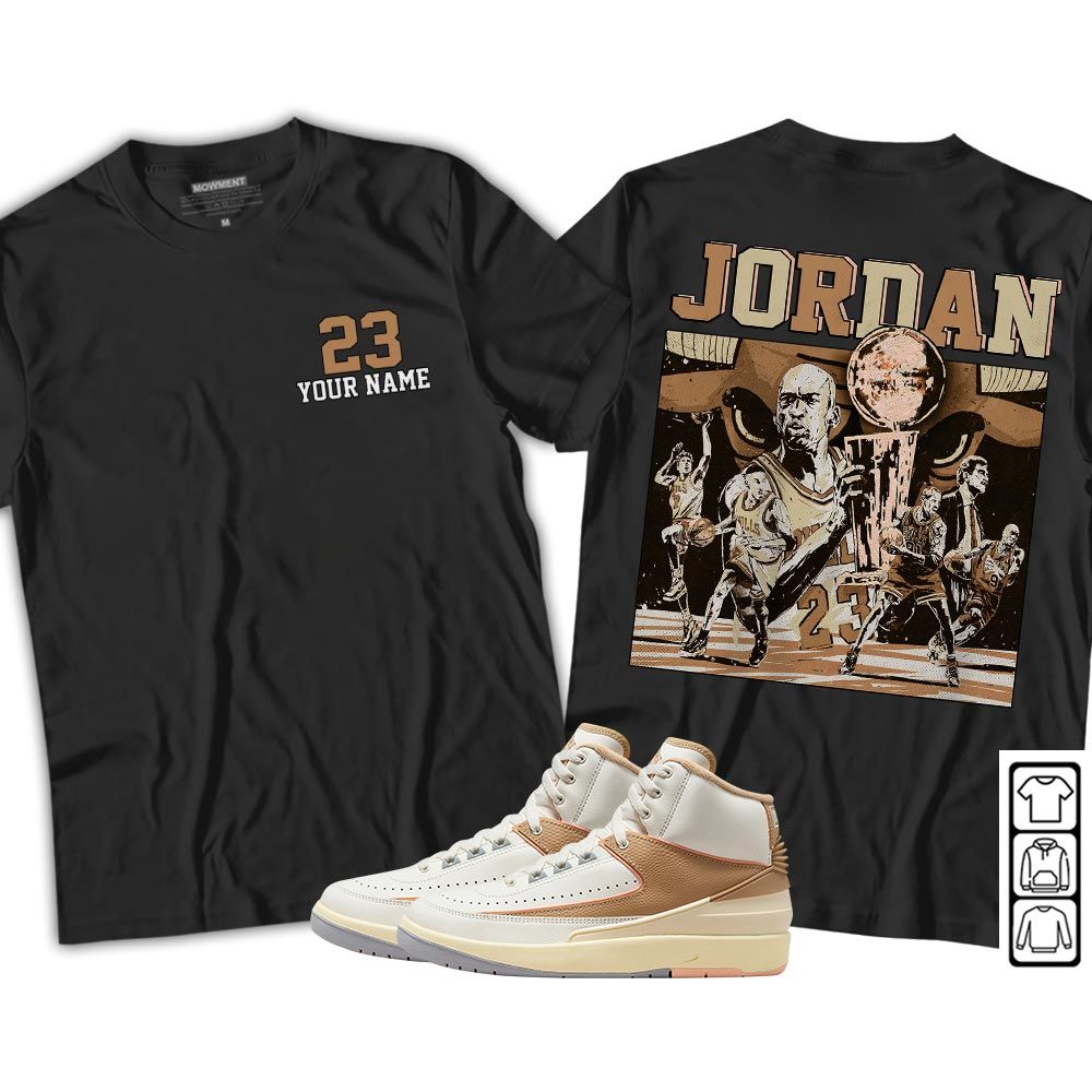 Cup 23 Custom Sneaker Shirt Match Retro Craft 2s, Jordan 2 Craft MKO T-Shirt Cup 23 Custom Sneaker Shirt Match Retro Craft 2s, Jordan 2 Craft MKO T-Shirt