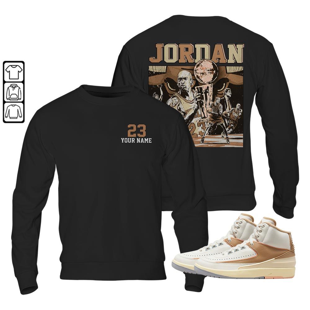 Cup 23 Custom Sneaker Shirt Match Retro Craft 2s, Jordan 2 Craft MKO T-Shirt Cup 23 Custom Sneaker Shirt Match Retro Craft 2s, Jordan 2 Craft MKO T-Shirt