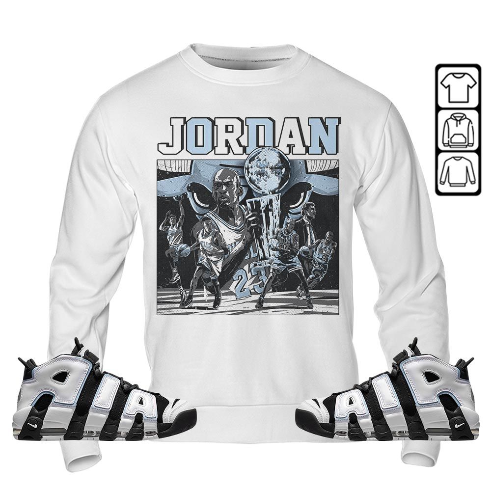 Cup 23 Sneaker Shirt Match Uptempo Cobalt Bliss, Air More Uptempo Cobalt Bliss MKO T-Shirt Cup 23 Sneaker Shirt Match Uptempo Cobalt Bliss, Air More Uptempo Cobalt Bliss MKO T-Shirt