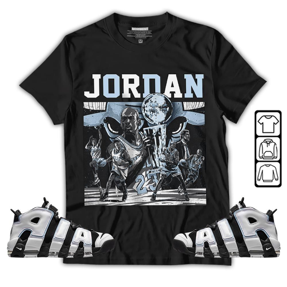 Cup 23 Sneaker Shirt Match Uptempo Cobalt Bliss, Air More Uptempo Cobalt Bliss MKO T-Shirt Cup 23 Sneaker Shirt Match Uptempo Cobalt Bliss, Air More Uptempo Cobalt Bliss MKO T-Shirt