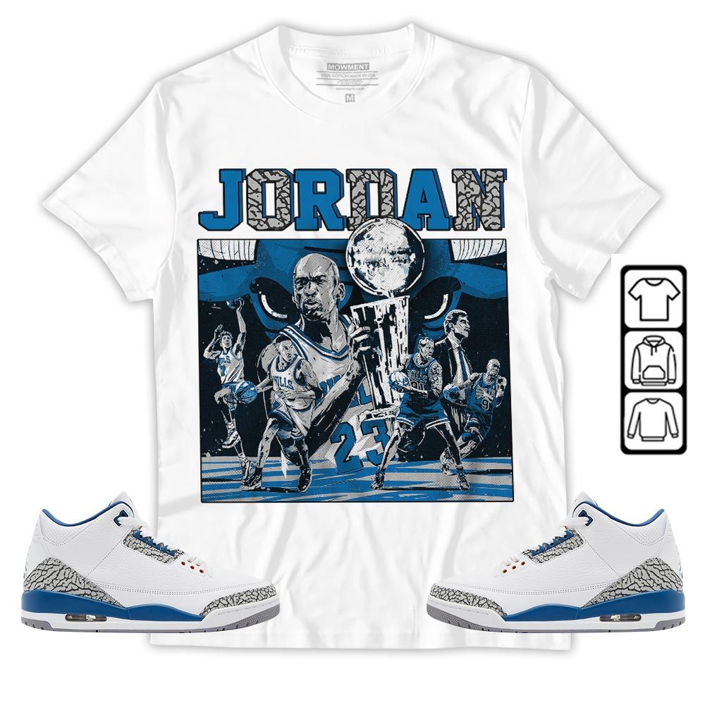 Cup 23 Sneaker Shirt Match Wizards 3s, Jordan Retro 3 Wizards MKO T-Shirt Cup 23 Sneaker Shirt Match Wizards 3s, Jordan Retro 3 Wizards MKO T-Shirt