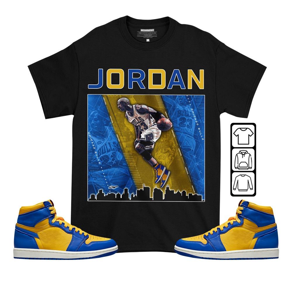 Custom 23 City Sneaker Shirt Match 2023 Laney 1s, Jordan 1 Retro High Laney MKO T-Shirt Custom 23 City Sneaker Shirt Match 2023 Laney 1s, Jordan 1 Retro High Laney MKO T-Shirt
