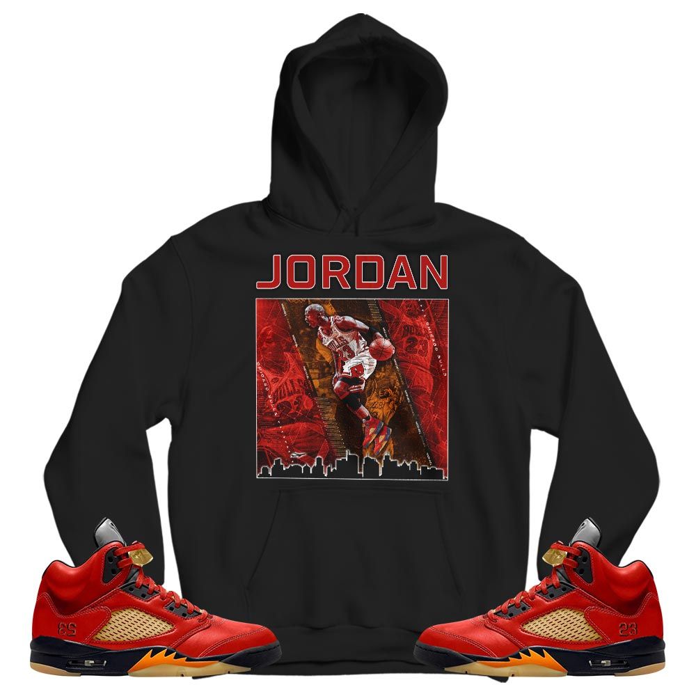 Custom 23 City Sneaker Shirt Match 5 Dunk On Mars, Jordan 5 Mars For Her MKO T-Shirt