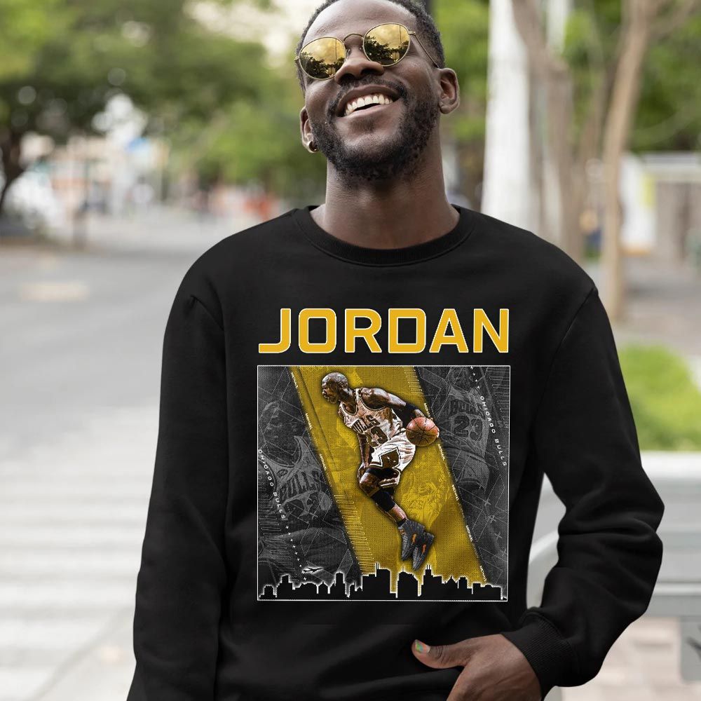 Custom 23 City Sneaker Shirt Match Black Taxi 12s, Jordan 12 Retro Black Taxi MKO T-Shirt Custom 23 City Sneaker Shirt Match Black Taxi 12s, Jordan 12 Retro Black Taxi MKO T-Shirt
